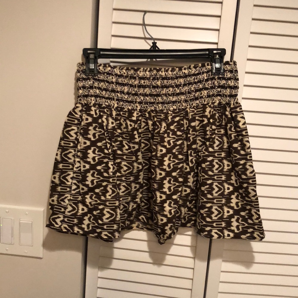 Flowy Print Skirt - Size L